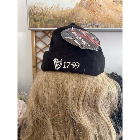 Vintage '95 Guinness Beer Extra Stout 1759 Baseball Cap Hat Black OS Stretch Fit - Picture 11 of 12